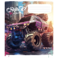 Тетрадь общая "Monster trucks" 048-3283L-2 в линию, 48 листов(048-3283L-2)