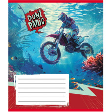 Тетрадь общая "Без паники" 048-590173K-5 в клеточку, 48 листов(048-590173K-5)