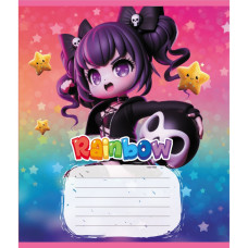 Тетрадь ученическая "Куроми" 012-520064L-5 в линию, 12 листов (012-520064L-5)