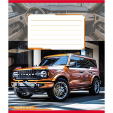 Тетрадь ученическая "Большие машины" 018-540062L-2 в линию, 18 листов  (018-540062L-2)