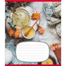 Тетрадь ученическая "Домашний уют" 018-540253L-2 в линию, 18 листов  (018-540253L-2)