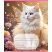 Тетрадь ученическая "Кошка фея" 024-560046L-3 в линию, 24 листа(024-560046L-3)