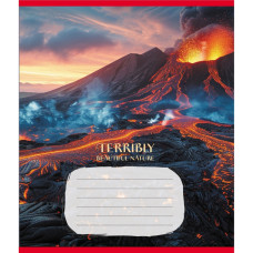 Тетрадь ученическая "Невероятно красивая природа" 024-560107L-4 в линию, 24 листа (024-560107L-4)