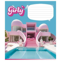 Тетрадь ученическая "Girly" Школьник 012-3330L-3 в линию, 12 листов(012-3330L-3)