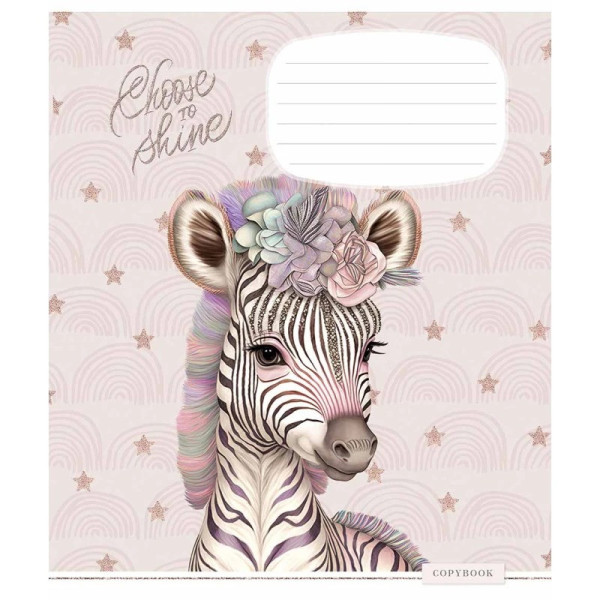 Зошит учнівський "Shiny friends" 012-3244L-2 в лінію, 12 аркушів  (012-3244L-2)