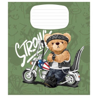 Зошит учнівський "Stay Strong" 018-3308L-4 в лінію, 18 аркушів  (018-3308L-4)