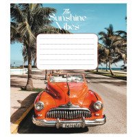 Зошит учнівський "Ретро авто" 024-550139K-4 в клітинку, 24 аркуші (024-550139K-4)