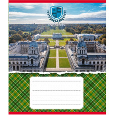 Зошит загальний "Університети" 048-590258K-4 в клітинку, 48 аркушів (048-590258K-4)