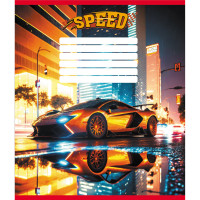 Тетрадь ученическая "Ночные огни" 012-520156L-2 в линию, 12 листов (012-520156L-2)