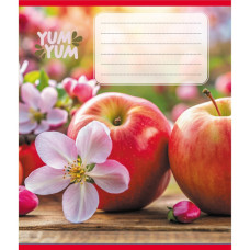 Тетрадь ученическая "Фрукты" 036-580143L-2 в линию, 36 листов (036-580143L-2)