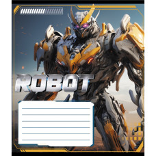 Зошит учнівський "Робот" 012-590508K-5 в клітинку, 12 аркушів (959050) (012-590508K-5)