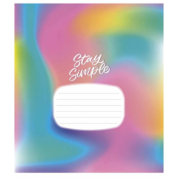 Тетрадь ученическая "Crazy rainbow" 024-3217L-2 в линию, 24 листов(024-3217L-2)