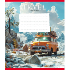 Тетрадь ученическая "Путешествие на авто" 036-570083K-5 в клеточку, 36 листов(036-570083K-5)