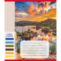 Зошит загальний "Кольори гір" 060-610093K-1 в клітинку, 60 аркушів (060-610093K-1)