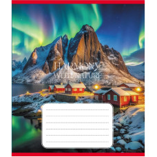 Зошит загальний "Гармонія з природою" 060-610277K-1 в клітинку, 60 аркушів (060-610277K-1)