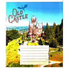 Зошит загальний "Старі замки" 048-600179L-3 у лінію, 48 аркушів (959060) (048-600179L-3)
