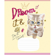 Тетрадь ученическая "I love you" 012-3295L-5 в линию, 12 листов(012-3295L-5)