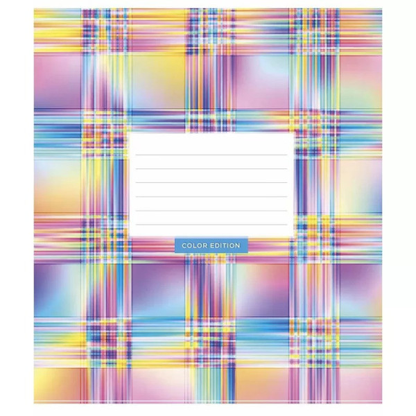 Зошит учнівський "Rainbow style" 012-3144L-4 до лінії 12 аркушів