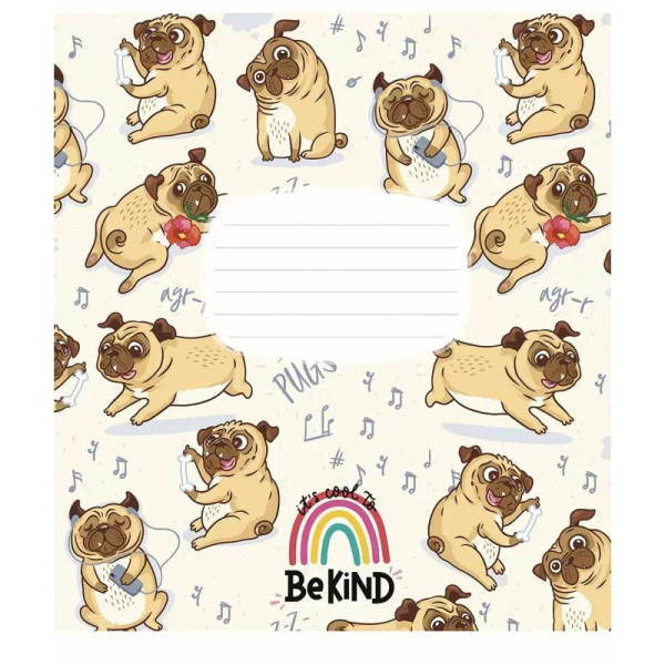 Зошит учнівський "Be kind" 012-3130L-1 у лінію 12 аркушів