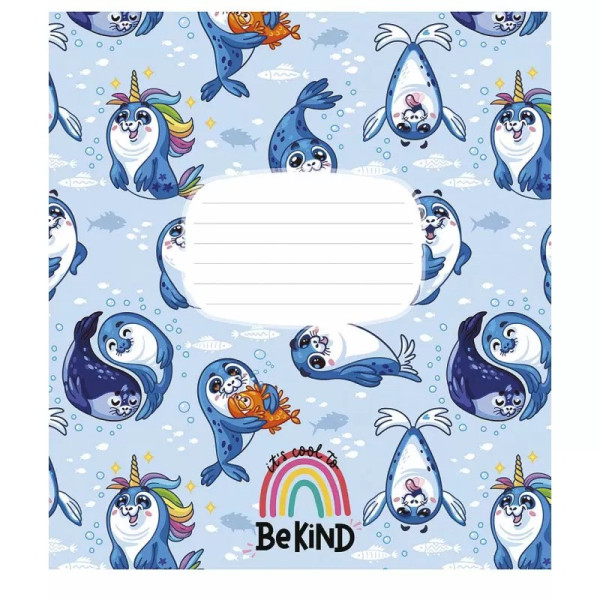 Зошит учнівський "Be kind" 012-3130L-3 у лінію 12 аркушів