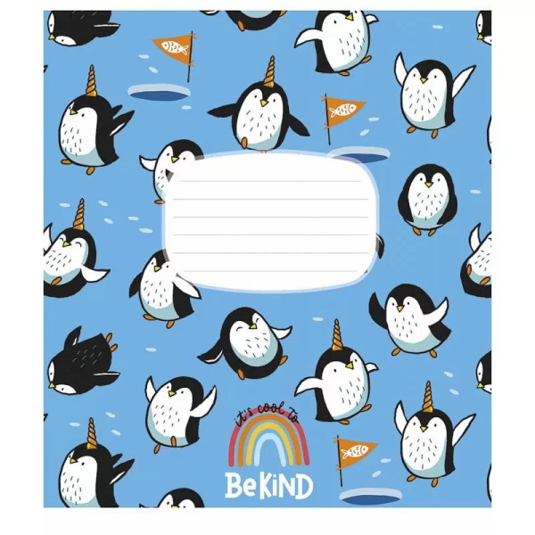 Зошит учнівський "Be kind" 012-3130L-5 у лінію 12 аркушів