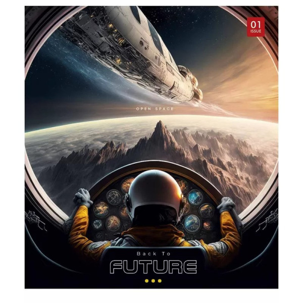 Зошит загальний "Open space" 048-3259K-4 в клітинку на 48 аркушів