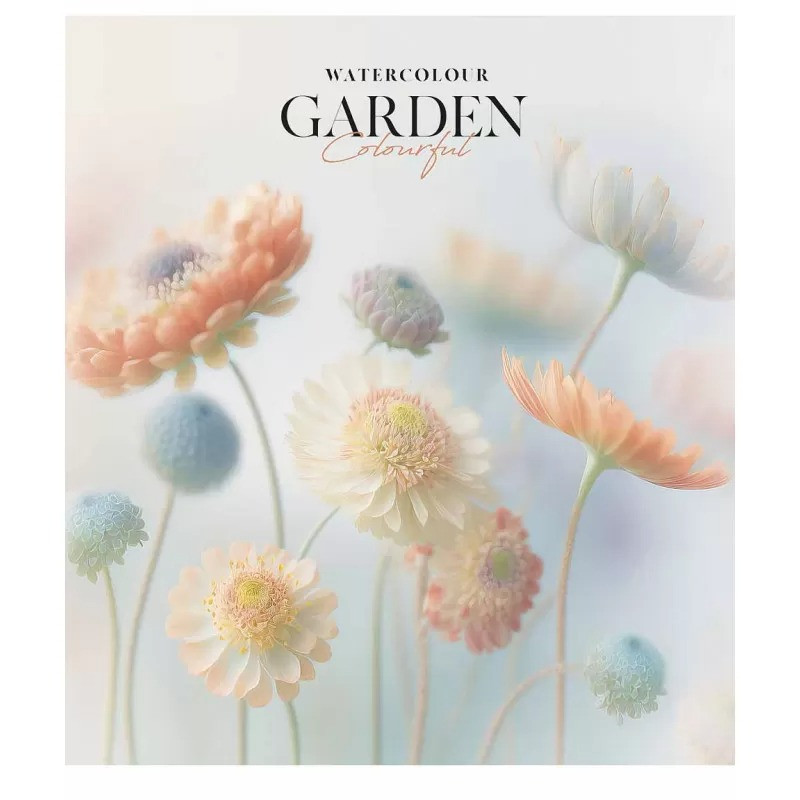 Зошит загальний "Macro garden" 048-3247K-2 в клітинку на 48 аркушів