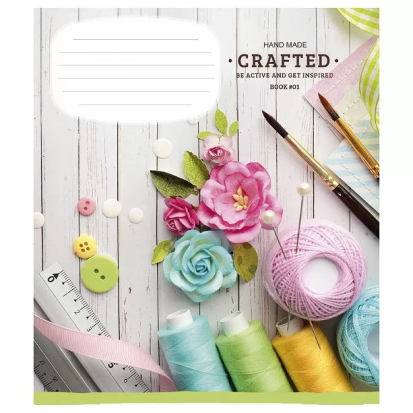 Зошит учнівський Hand made Crafted 024-3229L-2 у лінію на 24 аркуші