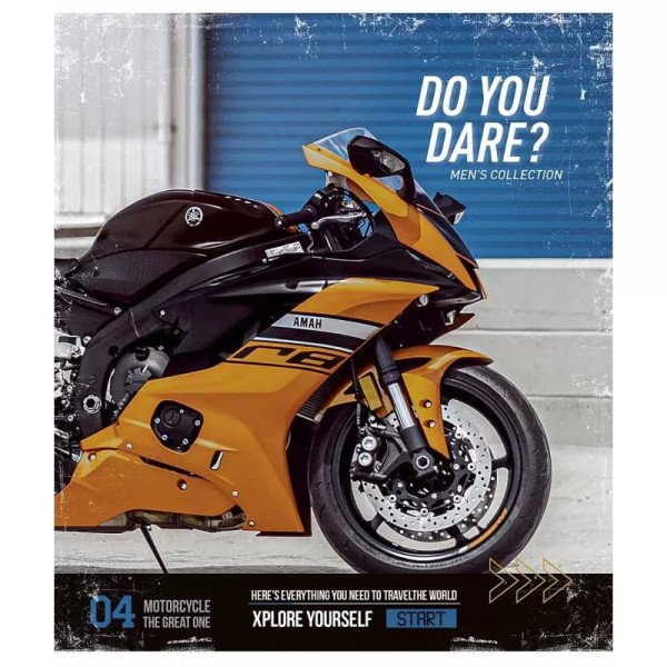 Зошит учнівський "Do you dare?" 036-3111K-2 у клітинку на 36 аркушів