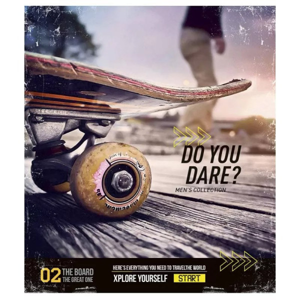 Зошит учнівський "Do you dare?" 036-3111K-5 у клітинку на 36 аркушів