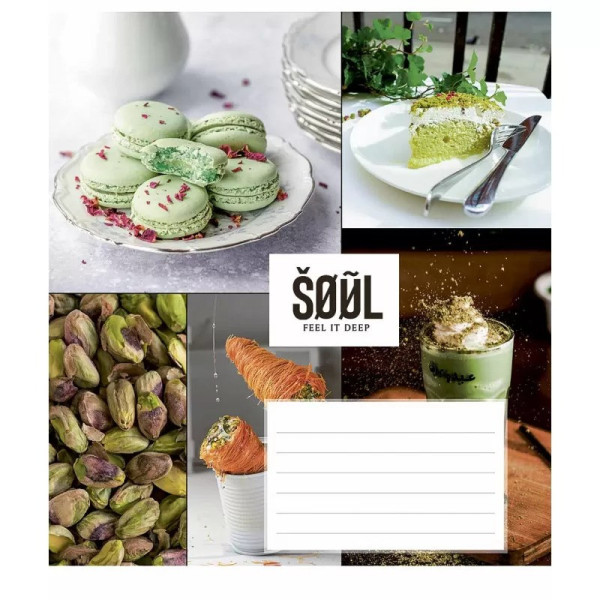 Зошит учнівський "Feel your soul" 024-3235K-2 в клітинку на 24 аркуші