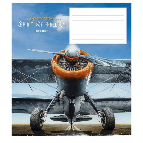 Зошит учнівський "Spirit of freedom" 024-3249K-3 в клітинку на 24 аркуші