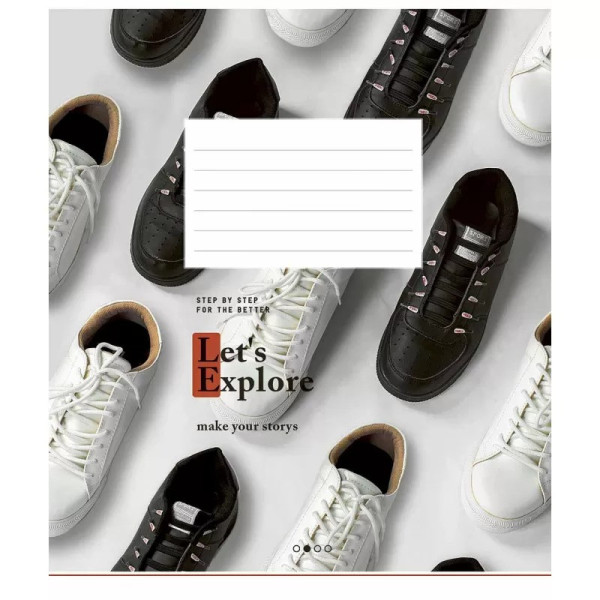 Зошит учнівський "Let's explore" 024-3222K-3 в клітинку на 24 аркуші