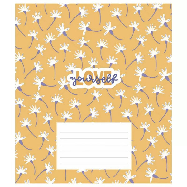 Зошит учнівський "Love yourself" 018-3209K-5 в клітинку, 18 аркушів