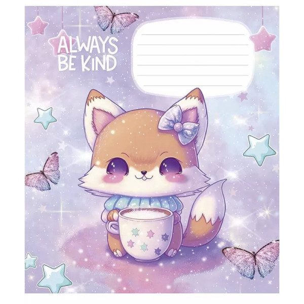 Зошит учнівський "Anime friends" 012-3265K-2 в клітинку, 12 аркушів