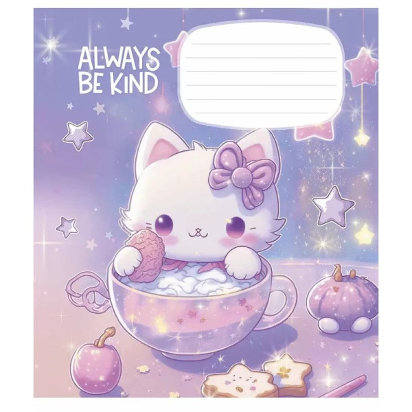 Зошит учнівський "Anime friends" 012-3265K-3 в клітинку, 12 аркушів