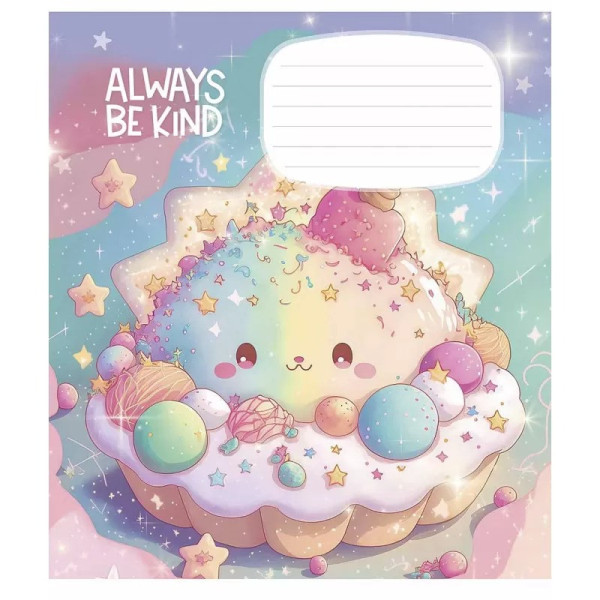 Зошит учнівський "Anime friends" 012-3265K-4 в клітинку, 12 аркушів