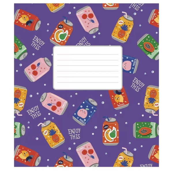 Зошит учнівський "Some Fan" 018-3221K-5 в клітинку, 18 аркушів