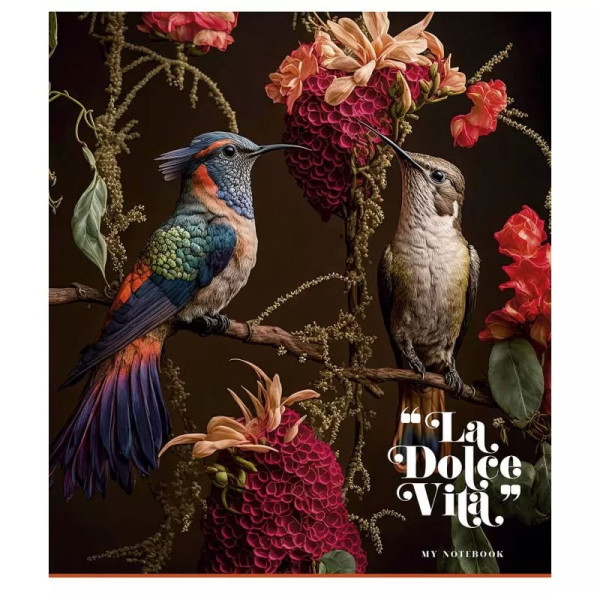 Зошит загальний "La dolce vita" 060-3270K-1 в клітинку, 60 аркушів