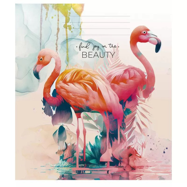 Зошит загальний "Beauty" 036-3268K-2 в клітинку, 36 аркушів