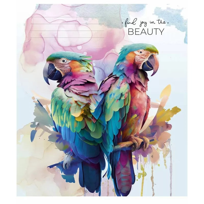 Зошит загальний "Beauty" 036-3268K-5 в клітинку, 36 аркушів
