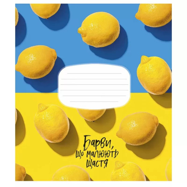 Зошит учнівський "The colors of happiness" 024-3230L-2 у лінію, 24 аркуша