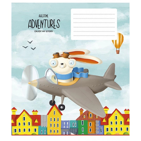 Зошит учнівський "Enjoy my story" 018-2458L-1 у лінію, 18 аркушів