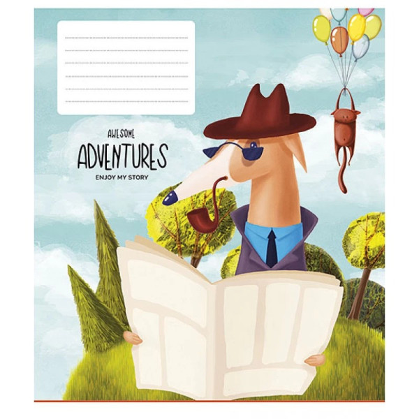 Зошит учнівський "Enjoy my story" 018-2458L-2 у лінію, 18 аркушів