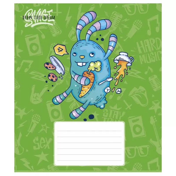 Зошит учнівський "Your dream" 018-3269L-1 у лінію, 18 аркушів