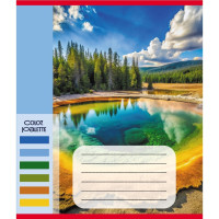 Зошит загальний "Кольори гір" 060-610093K-2 в клітинку, 60 аркушів (060-610093K-2)