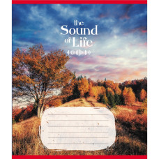 Тетрадь ученическая "Музыка жизни" 036-580266L-4 в линию, 36 листов (036-580266L-4)