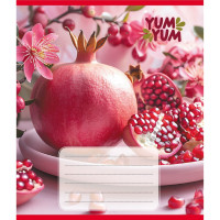 Тетрадь ученическая "Фрукты" 036-580143L-3 в линию, 36 листов (036-580143L-3)