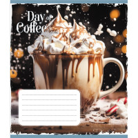 Зошит загальний "День з кавою" 048-600193L-2 в лінію, 48 аркушів  (048-600193L-2)