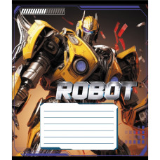 Зошит учнівський "Робот" 012-590508K-2 в клітинку, 12 аркушів (959050) (012-590508K-2)